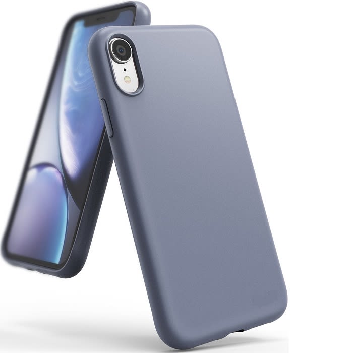 ორიგინალი ჩასადები ქეისი  Apple MD1Q2FE/A iPhone XR Silicone Case Levender Grey