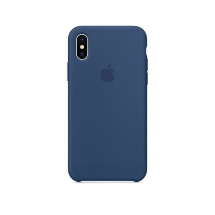ორიგინალი ჩასადები ქეისი  Apple MTF92FE/A iPhone XS Silicone Case Blue Horizon
