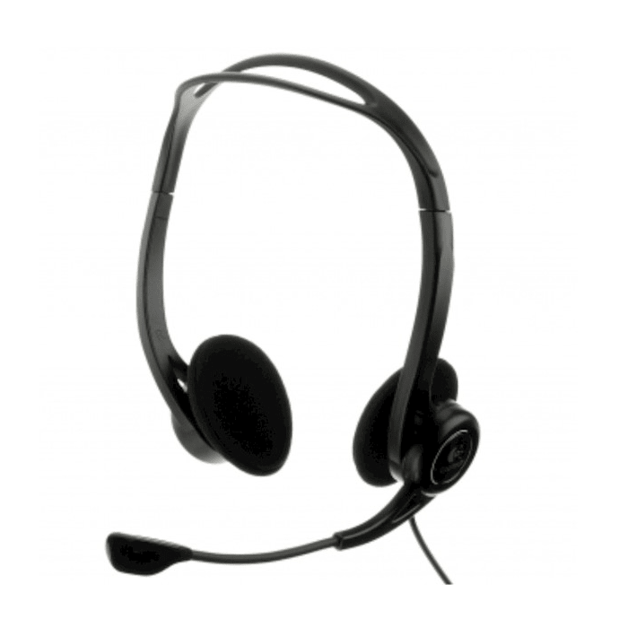 ყურსასმენი / Logitech/ PC headset 960  USB BLACK  P/N 981-000100