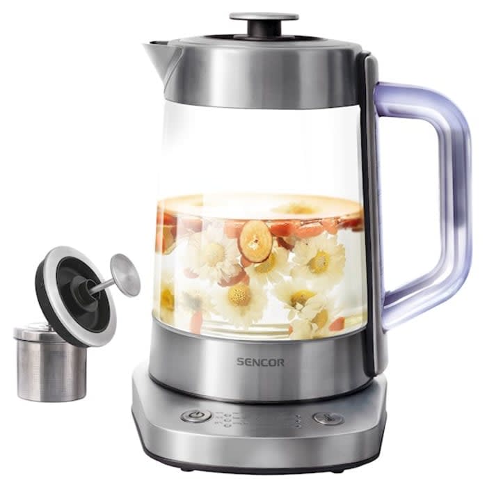 ელექტრო ჩაიდანი Sencor SWK 1590SS Electric Kettle, Volume 1.5L, 70/75/85/90/95/100 C, Power Input: 1500 W (SWK 1590SS)