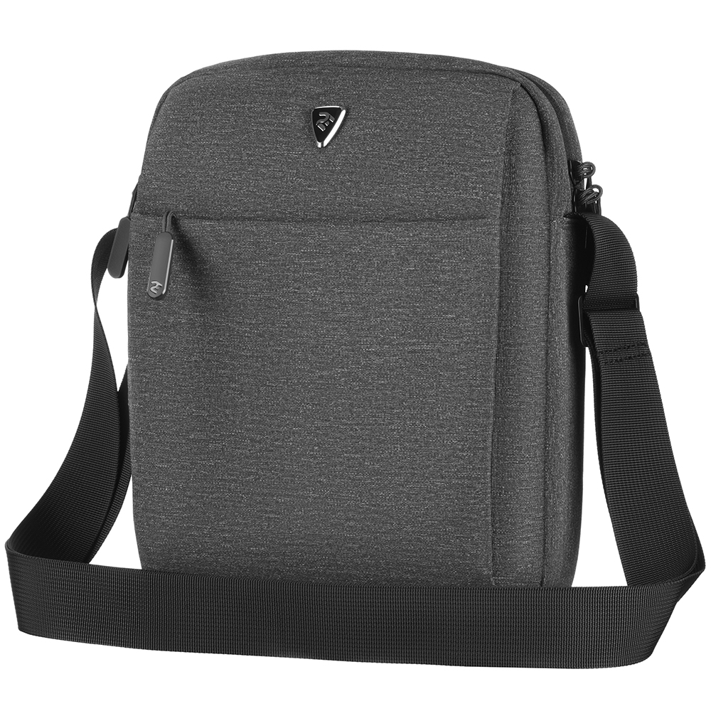 ნოუთბუქის ჩანთა (2E-TBN9260BK) 2E Vertical Bag, Melange 10, Black,  Nylon,225x290x90