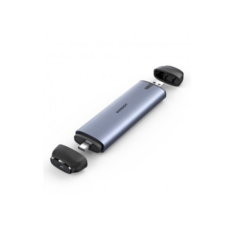 M.2 NVMe დისკის ჩასადები  Ugreen CM353 (70532), USB-C + USB-A M.2 NVMe Hard Drive Enclosure