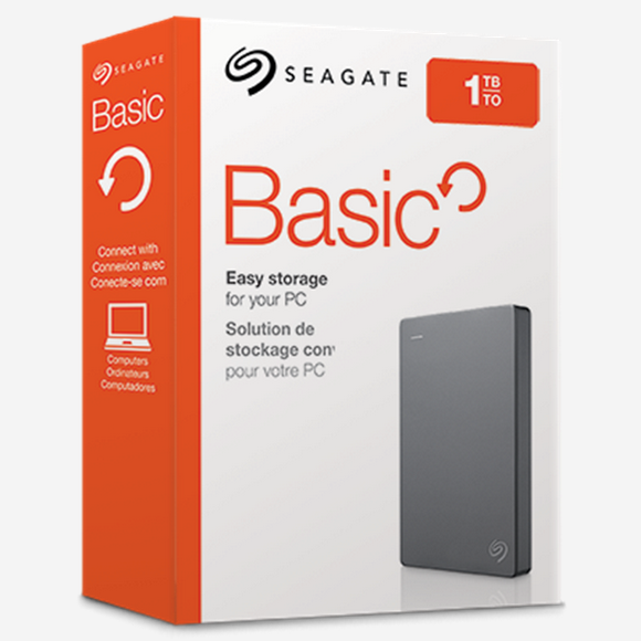 გარე მყარი დისკი Seagate Basic Portable Drive 1TB STJL1000400 2.5 USB 3.0