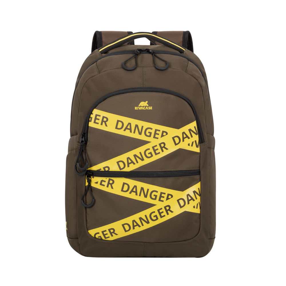 ნოუთბუქს ჩანთა ზურგჩანთა რუგზაკი RIVACASE 5431 khaki Urban backpack 20L (4260709010489), 0.5 kg, Polyester