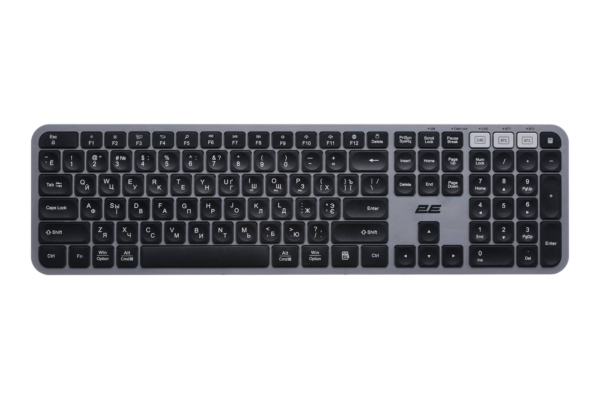 კლავიატურა  2E KS240 WL BT Gray