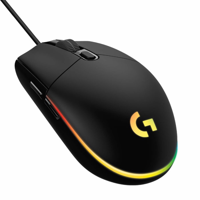 Mouse/ LOGITECH G102 LIGHTSYNC Corded Gaming Mouse - BLACK - USB - EER (L910-005823)