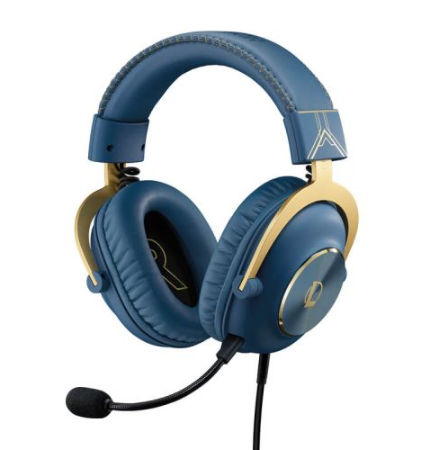 ყურსასმენი Logitech G Pro X Lol-Wave2  Gaming Headset League Of Legends Edition - Blue Mic - WAVE2 - USB DAC (L981-001106)