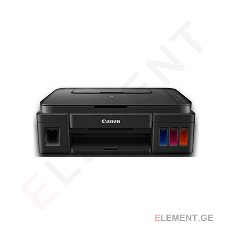 Canon MFP PIXMA G3410 An efficient multi-functional printer, with high yield ink bottles, printing : Up to 4800 x 1200 dpi 2 FINE Cartridges (Black and Colour) Refillable ink tank printer, Scan : 600 x 1200 dpi /  Hi-Speed USB  / Wi-Fi / Access Point Mode /  Android, Windows 10 Mobile/Black: 12000 pages  / Colour: 7000 pages*  GI-490  - color Black  