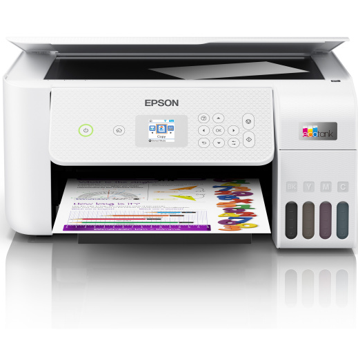 ჭავლური პრინტერი Epson L3266 (C11CJ66411) | A4 Print, scan and copy | 5.760 x 1.440 DPI | Duplex Manual | 103 ink
