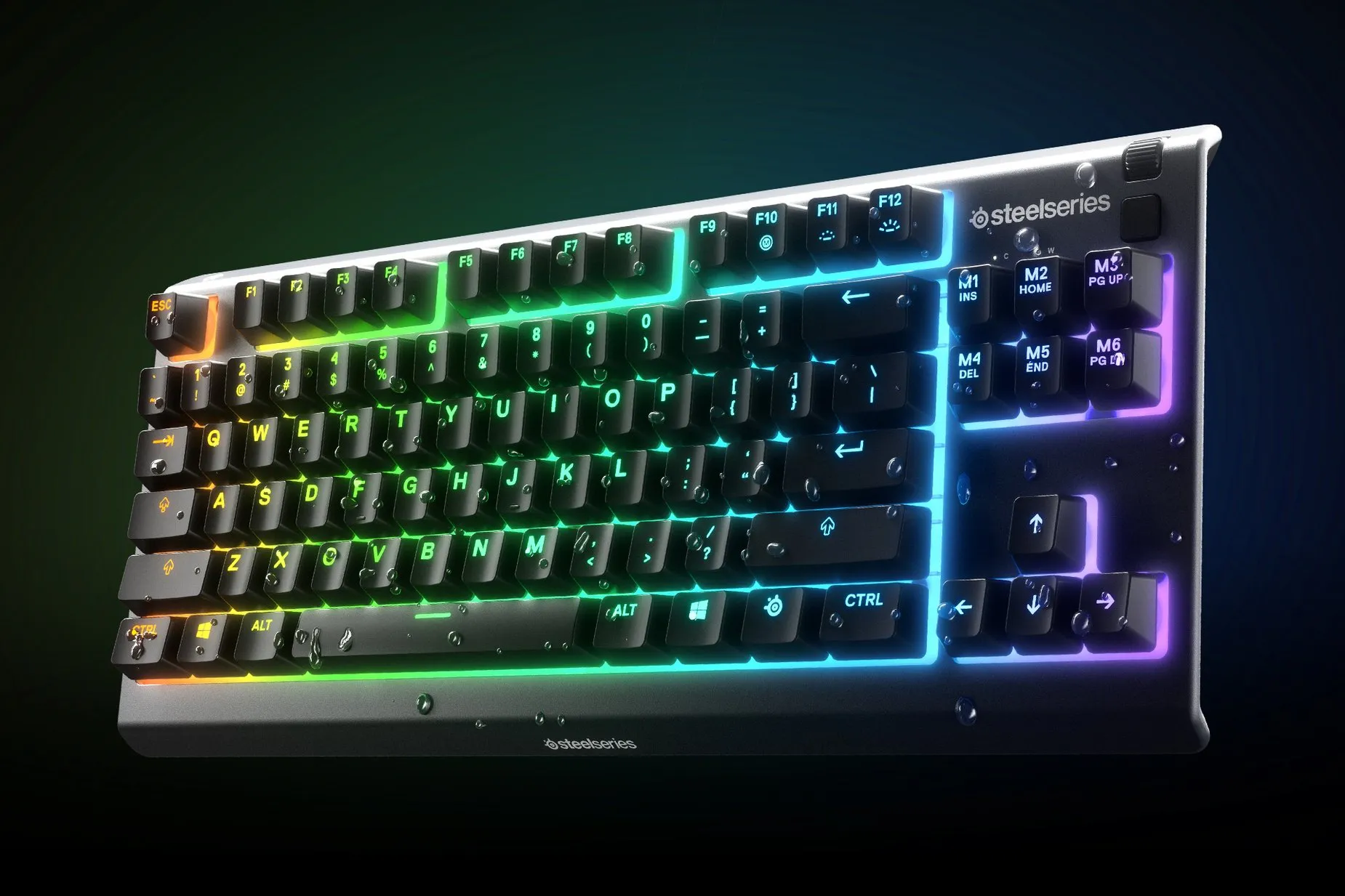 კლავიატურა SteelSeries Gaming keyboard Apex 3 TKL USB Black