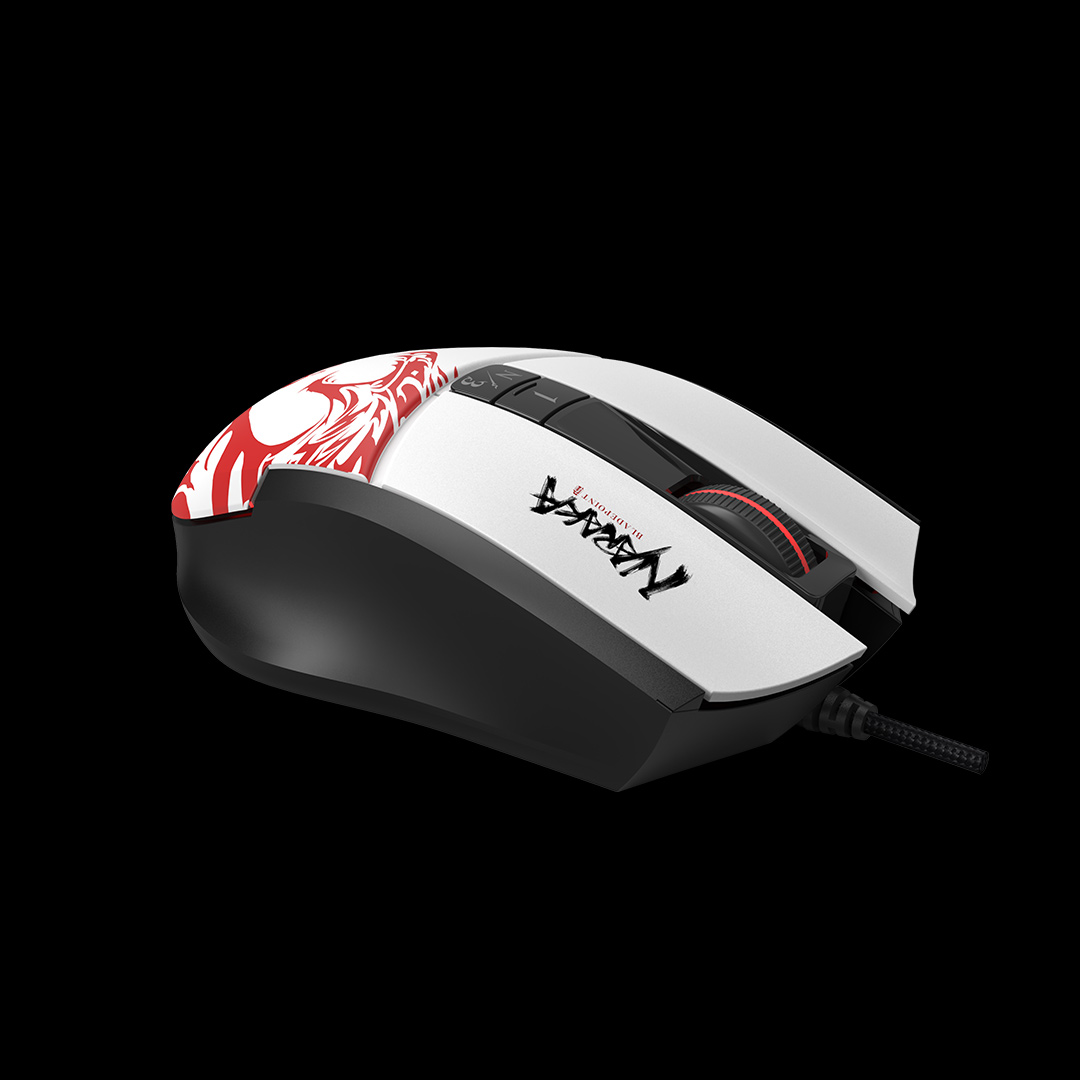 მაუსი Bloody L65 Max RGB Light Weight Gaming Mouse USB (Naraka) Activated | MAX BC3332-A 12K Sensor | 100~12,000 CPI | 8000 fps | 250 ips | 1 ms | 