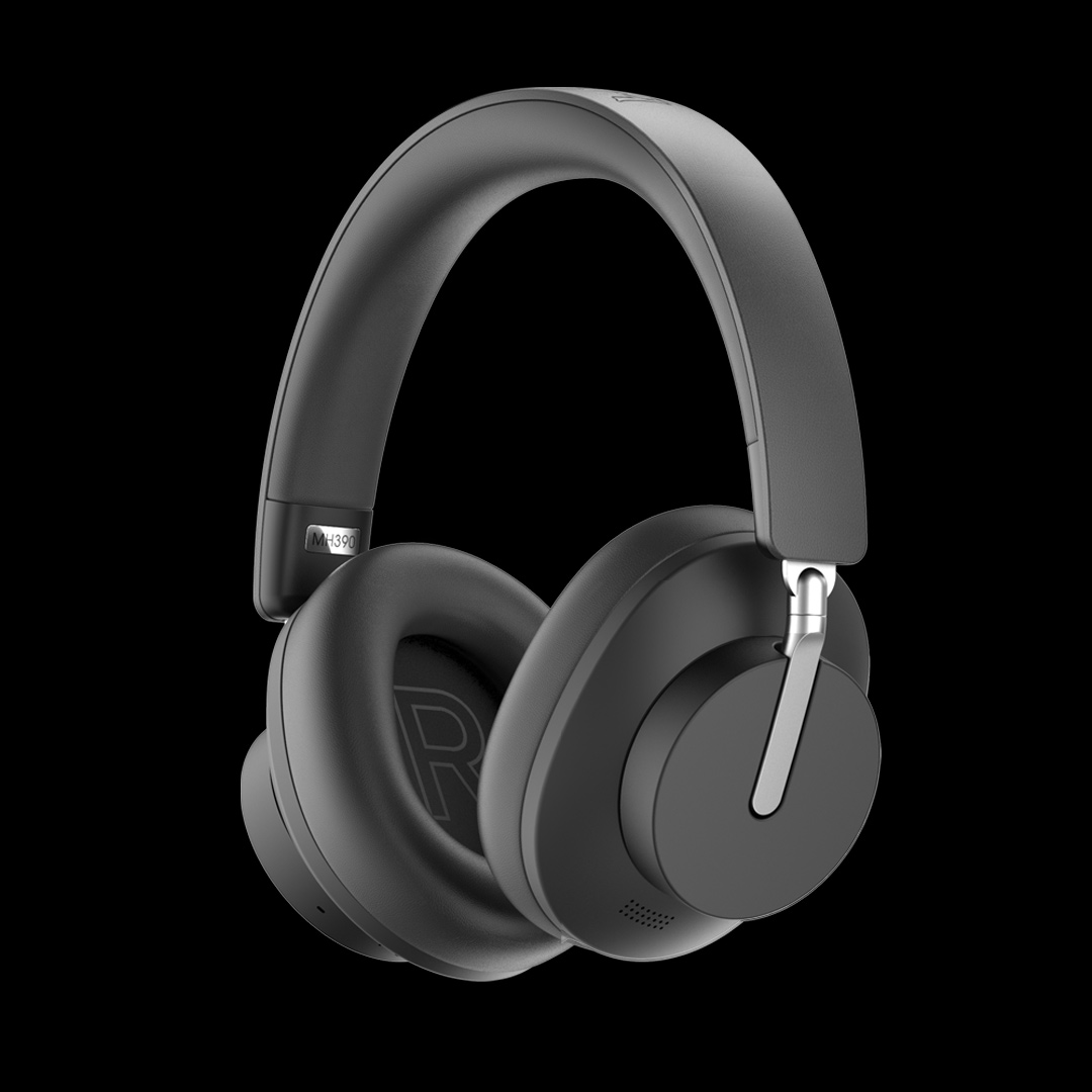 ყურსასმენი Bloody MH390 Hybrid Diaphragm Bluetooth v5.3 Wireless Headset (Black) | Up to 10m | 400mAh Lithium Battery | 32ohm | 20Hz - 20KHz | 3.5mm Audio Cable: 100 cm USB Type-C Charging Cable: 50 cm