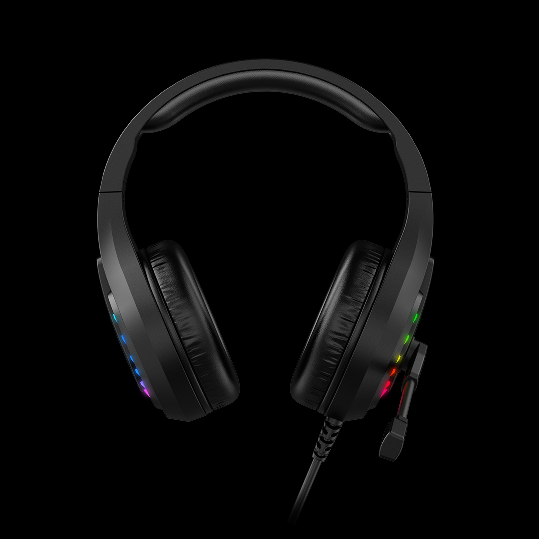 ყურსასმენი Bloody G230p Neon Gaming Headphone 3.5mm & USB Plug (Black) | Speaker Unit: 50mm | Frequency Response: 20 Hz - 20 KHz | Sensitivity: 100 dB | Impedance: 16 ohm | Microphone Frequency Response: 100 Hz-10 KHz | Sensitivity : - 42 dB | Cable Material: Tangle-Free Braided Cable | Cable Length: 200 cm | PC Extension Adaptor: 15 cm | Port: 3.5 mm for Audio, USB for Light Up