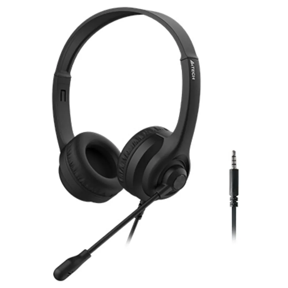 ყურსასმენი A4Tech HS-8i ComfortFit Stereo Headset 4 Pin 3.5mm Jack (Black) | Speaker Unit: 40 mm | Frequency Response: 20 Hz - 20 KHz | Sensitivity: 100 db | Impedance: 32 ohm | Microphone Frequency Response: 100 Hz -10 KHz | Sensitivity : - 44 dB | Cable Material: Tangle-Free Cable | Cable Length: 180 cm | Port: 4-Pin 3.5mm Plug