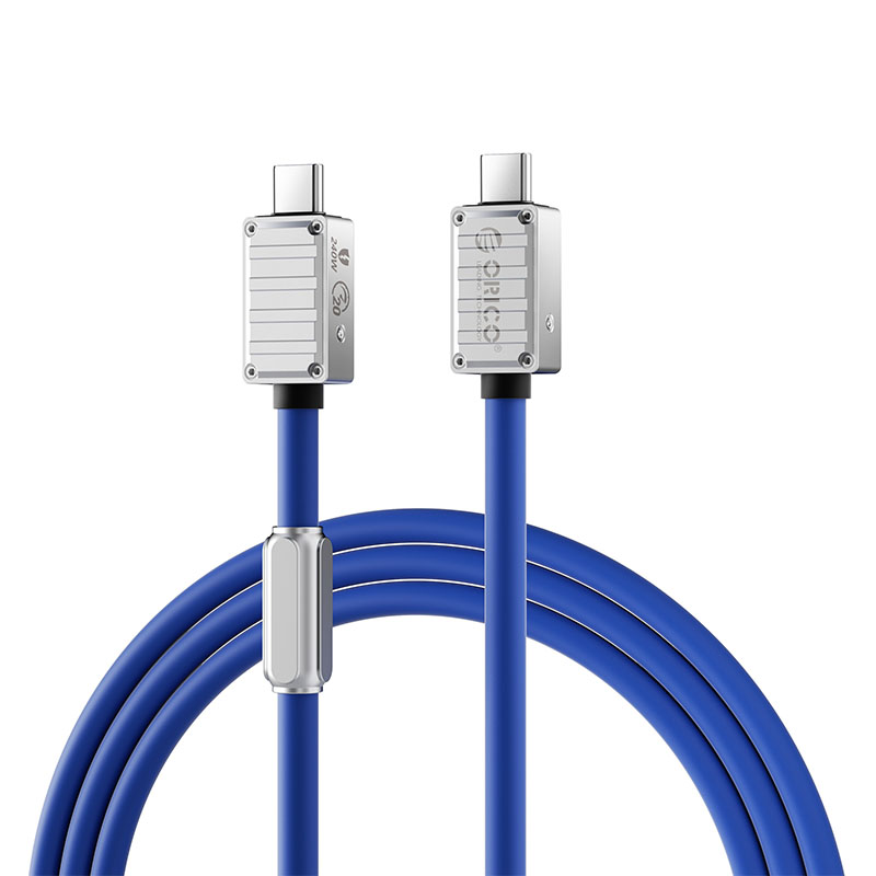 USB-C to USB-C კაბელი ORICO-240B1-15-BL-BP 1.5m | 240W | 48V/5A Max