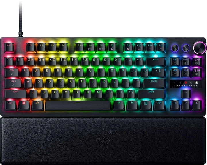 კლავიატურა Razer Keyboard Huntsman V3 Pro TKL RGB 84key Analog Optical Switches USB-A EN, black