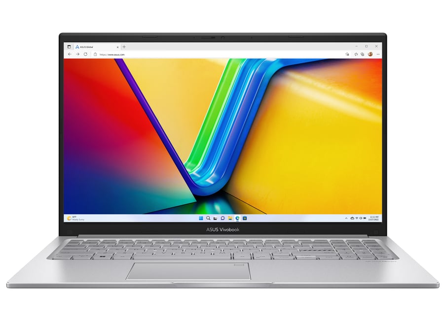 ნოუთბუქი Asus Vivobook 15 X1504ZA-BQ449 (90NB1022-M01WR0) 15.6" 1920 x 1080, IPS, 60 Hz, Intel Core i3 1215U, 8 GB DDR4, SSD 512 GB, integrated graphics card, no OS, silver lid color, 42 Wh battery; 2YrW