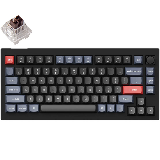 კლავიატურა Keychron  V2 68Key, K Pro Brown, Hot-Swap, QMK, Knob, USB-A, EN/UKR, RGB, Ca
