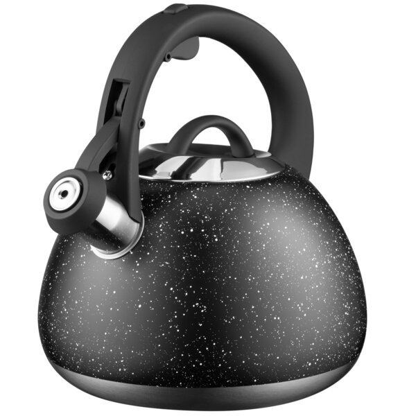 ჩაიდანი Ardesto Kettle Gemini, 2.5l, stainless steel, black