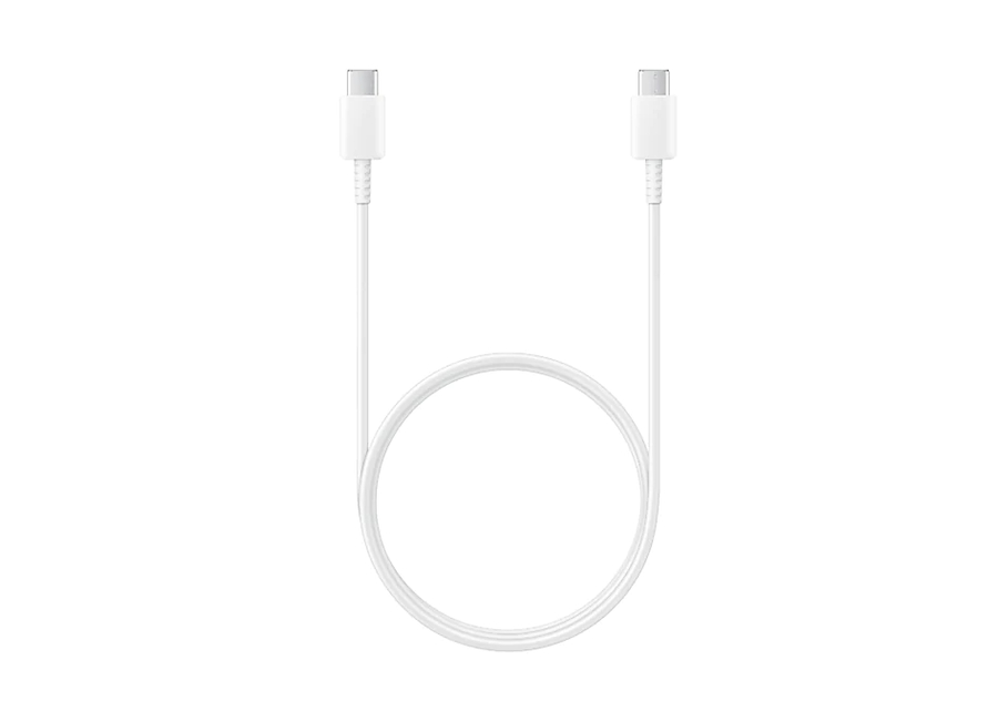 კაბელი  Type-C  Samsung USB Type-C cable to USB Type-C (60 W) WHITE (EP-DA705BWRGRU)