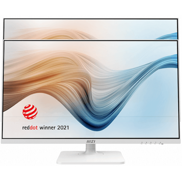Business მონიტორი MSI Modern MD272XPW 27" FHD IPS 100Hz 1ms HDMI DP USB/USB-C Built-In Speakers White - 9S6-3PB19H-099