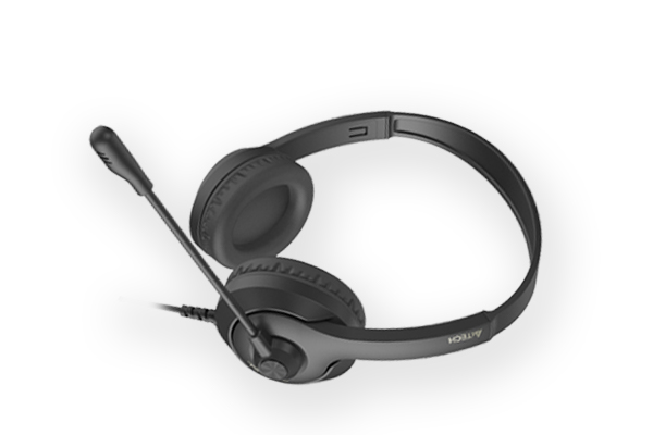 ყურსასმენი A4tech FH100U Fstyler Stereo Headset USB, (Stone Black) | 40mm | 20 Hz - 20 KHz | 32 ohm | 200 cm | USB Plug