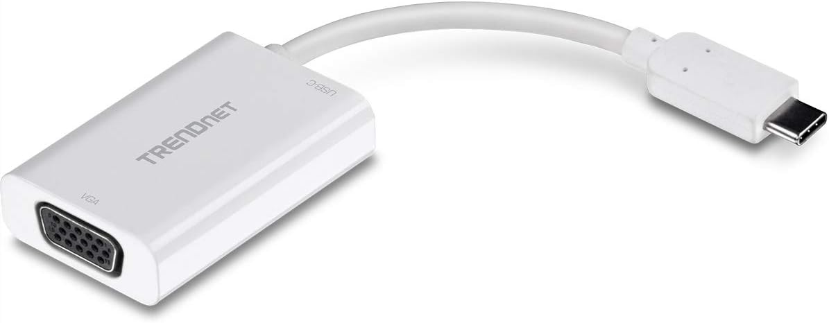 ადაპტერი TRENDnet USB-C to VGA Adapter TUC-VGA (up to 1920 x 1200 resolution at 60 Hz)
