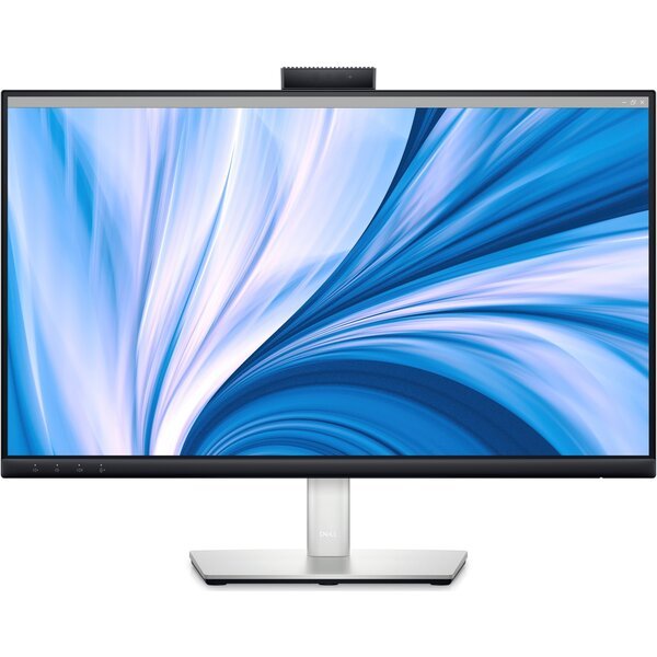 მონიტორი DELL Video Conferencing Monitor 23.8" C2423H | Full HD (1080p) 1920 x 1080 | IPS |  HDMI (HDCP 1.4) DisplayPort 1.2 (HDCP 1.4) DisplayPort output (MST) USB 3.2 Gen 1 upstream 2 x USB 3.2 Gen 1 downstream with Battery Charging 1.2 2 x USB 3.2 Gen 1 downstream Headphones (mini-jack) | Height pivot (rotation)