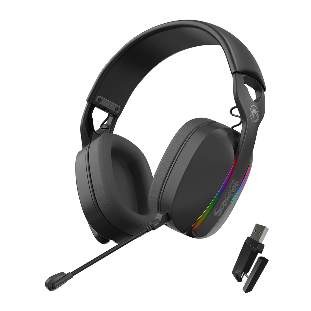 ყურსასმენი  MARVO HG9086W BK  Pulz 70W Black wireless headset