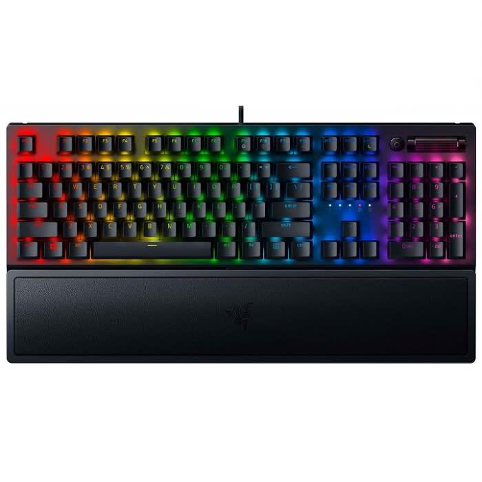 RAZER Keyboard BlackWidow V3 RGB 108key Yellow Switch USB RU Black