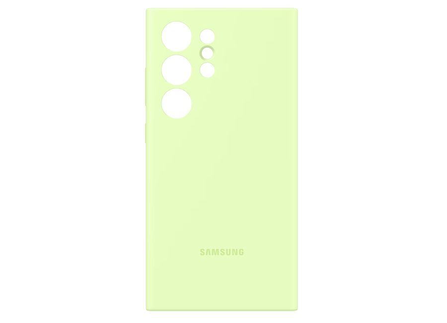 ტელეფონის ქეისი  Samsung Galaxy S24 Ultra Silicone Case lime (EF-PS928TGEGRU)