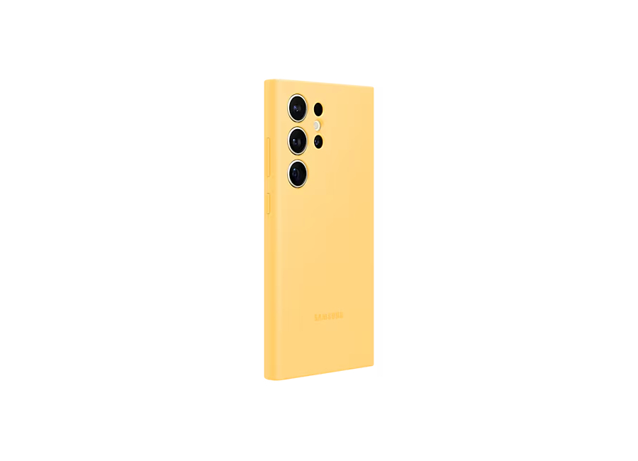 ტელეფონის ქეისი Samsung Galaxy S24 Ultra Silicone Case yellow (EF-PS928TYEGRU)