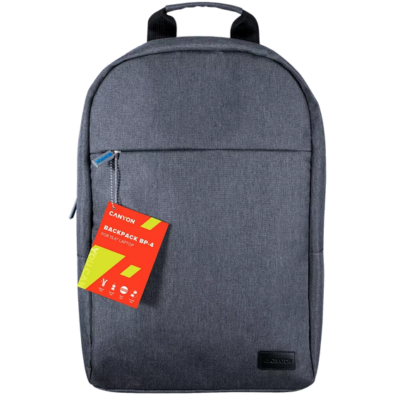 ნოუთბუქის ჩანთა Notebook Bags/ CANYON  Backpack for 15.6'' laptop, material 300D polyeste, Blue, 450*285*85mm,0.5kg,capacity 12L (CNECBP5DB4)