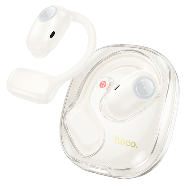 ყურსასმენი Wireless Headphone/ Hoco/ Hoco EA3 Talent open true wireless BT headset milky white