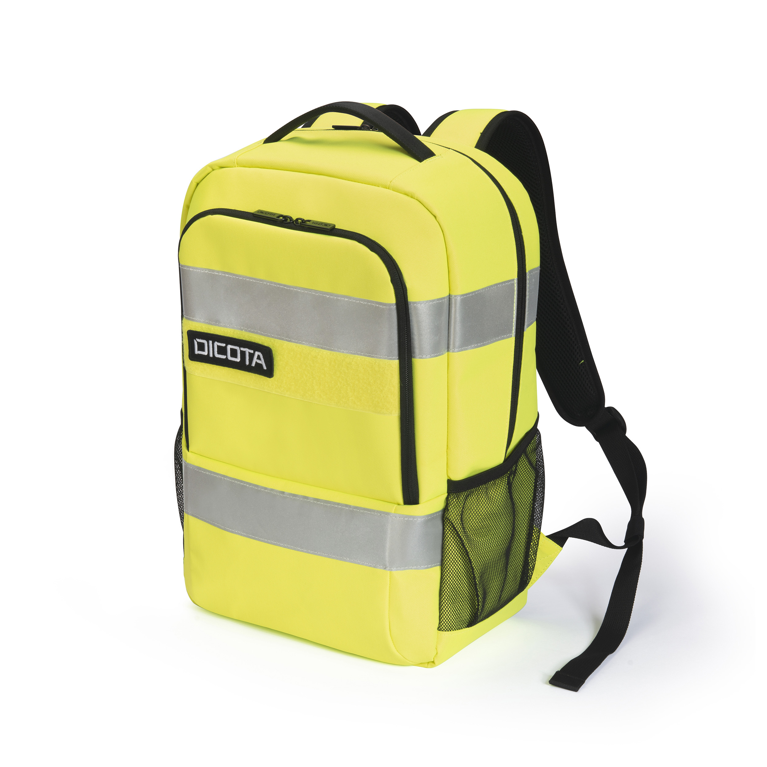 ნოუთბუქის ჩანთა/ზურგჩანთა DICOTA Backpack HI-VIS Base 24 litre yellow, rPET, P20471-17, 0.8 kg