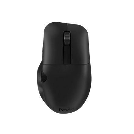 მაუსი ASUS ProArt Mouse MD300 | Wireless RF 2.4GHz Bluetooth | L 118mm x W 72mm x H 42mm | 4200dpi | RF 2.4G Report rate 1000 Hz | Bluetooth Report rate 133 Hz | Battery Type Li-ion 800mAh |  6 programmable buttons | L/R Switch Type Omron D2FC-F-K (50M)