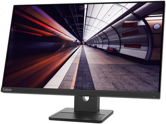 Eyesafe® მონიტორი Lenovo ThinkVision E24-30 (63EDMAT2EU) 23.8" | IPS | WLED | 1920x1080 100Hz | 4ms | 16:9 | 250 cd/m² | 2Wx2 | 1x HDMI® 1.4, 1x DP 1.2, 1x VGA