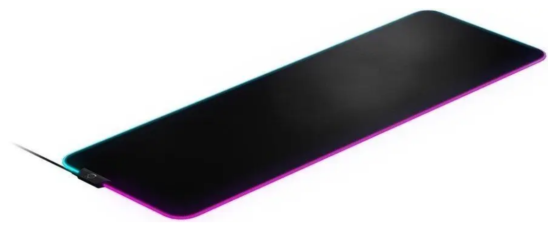 მაუსის დასადები SteelSeries Mouse Pad QcK Prism Cloth RGB XL (250x210x3mm), black (63826_SS)