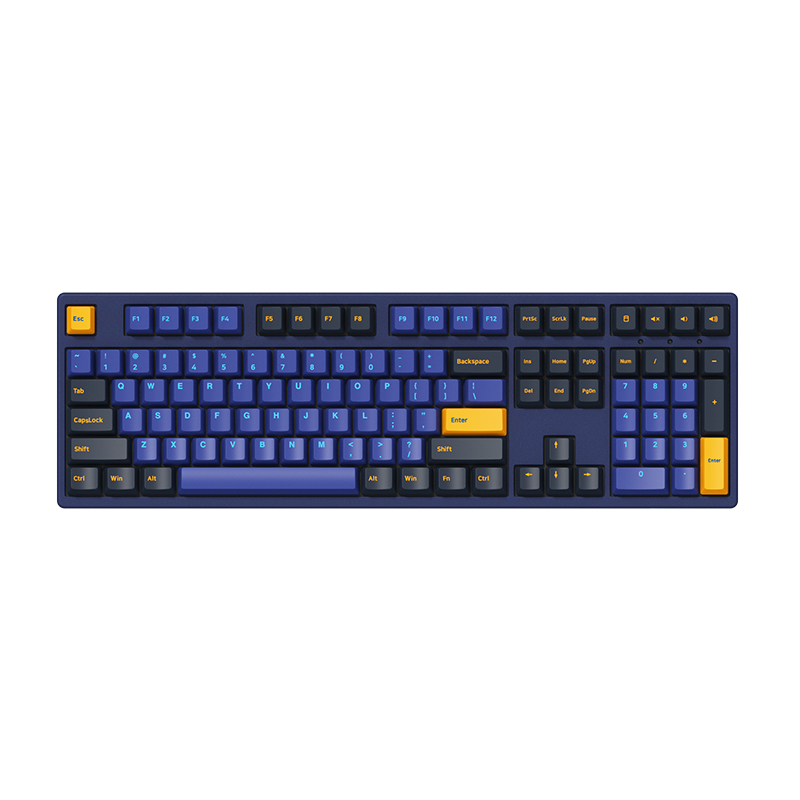 მექანიკური კლავიატურა Akko Keyboard 3108 V2 DS Horizon V2 Blue 6925758607711