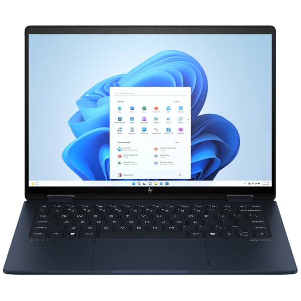 ნოუთბუქი HP A74LDEA ENVY x360, 14", Ultra 5-125U, 16GB, 1TB SSD, Integrated, W11H, Athmospheric Blue