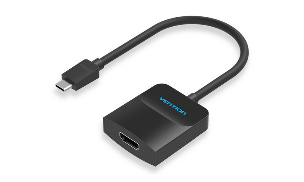 Type-C კონვერტერი/ადაპტერი  Vention  Model/Item-NO:  <TDDBB >  Type-C to VGA Adapter 0.15M Black ABS Type