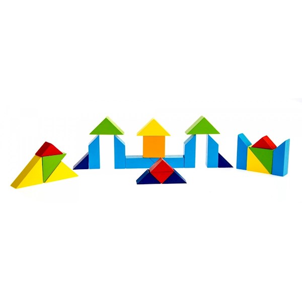 Goki The wooden puzzle The world of shapes - rectangle 57572-4
