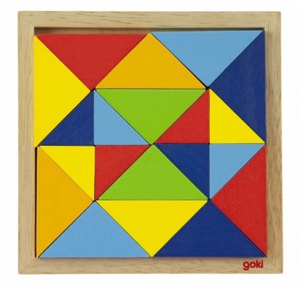 Goki The wooden puzzle The world of forms - abstraction 57572-2