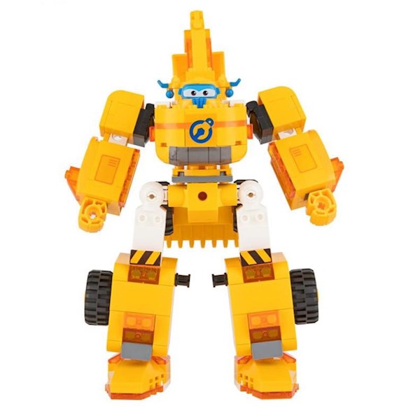 Super Wings Small Blocks 2-in-1 Buildable Transforming Vehicle - Donnie