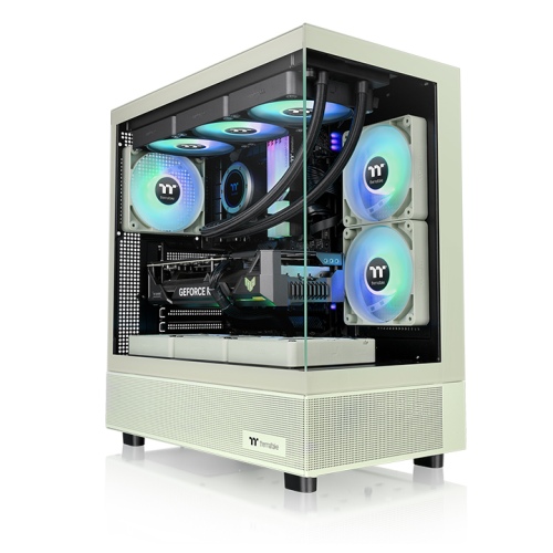 Gaming კომპიუტერი (910858) i5-14400F | XC029 | M403.PRO TDP-150W | Gigabyte B760 DS3H DDR5 | 2x16GB DDR5 5600MHz | SNV3S/1000G 1 TB SSD - M.2 2280 Up to 6,000MB/s read, 4,000MB/s write |  GeForce RTX 4060 8GB GDDR6 DUAL OC V2 | ThermalTake View 270 TG ARGB Matcha Green | MegaMax 600-TXII (600W) 