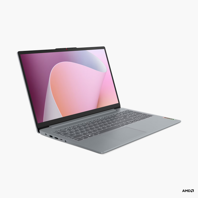 ნოუთბუქი Lenovo IdeaPad Slim 3 15ABR8 (Model: 82XM00DLRK) | 15.6" FHD (1920x1080) IPS 300nits Anti-glare | AMD Ryzen 5 7430U (6C / 12T, 2.3 / 4.3GHz, 16MB L3) | 16GB Soldered DDR4-3200 | 512GB SSD M.2 2242 PCIe 4.0x4 NVMe | Integrated AMD Radeon Graphics | Arctic Grey | 2YrW