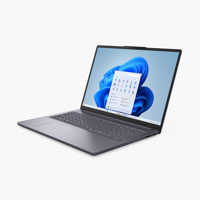 ნოუთბუქი Lenovo IdeaPad Slim 3 16IRH10 (Model: 83K2000KRK) | 16" WUXGA (1920x1200) IPS 300nits Anti-glare | Intel Core i5-13420H, 8C /12T, 2.1 / 4.6GHz, 12MB | 16GB (8GB Soldered DDR5-4800 + 8GB SO-DIMM DDR5-4800) | 512GB SSD M.2 2242 PCIe 4.0x4 NVMe | Integrated Intel UHD Graphics | Luna Grey | 2YrW