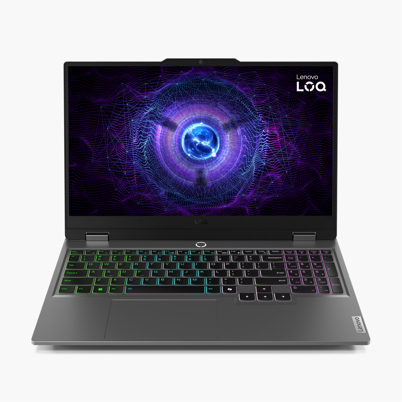 GAMING ნოუთბუქი Lenovo LOQ 15IRX9 (Model: 83DV00YLRK) | 15.6" WQHD (2560x1440) IPS 350nits Anti-glare, 100% sRGB, 165Hz, G-SYNC® |  Intel Core i7-13650HX, 14C/20T, 2.6 / 4.9GHz, 24MB | 24GB (2x 12GB) SO-DIMM DDR5-4800 | 1TB SSD M.2 2242 PCIe 4.0x4 NVMe | NVIDIA GeForce RTX 4050 6GB GDDR6 |  Luna Grey | 2YrW
