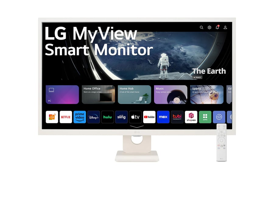 მონიტორი Monitor / LG Smart 32SR50F-W.AMA 32" 1920 x 1080 IPS 250 cd/m² 8ms webOS Speakers