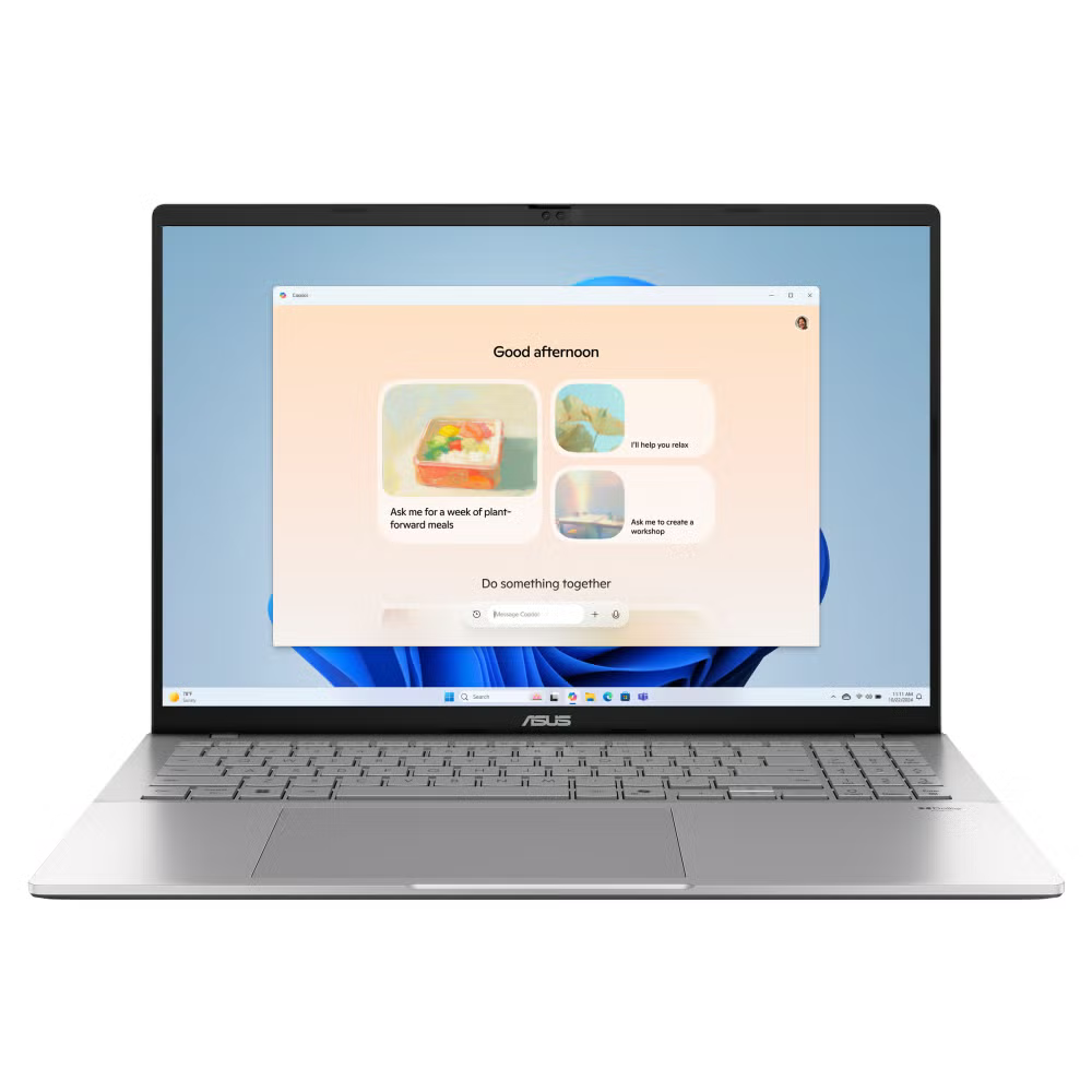 ნოუთბუქი ASUS Vivobook S16 (S3607) (S3607VA-RP011) 16" WUXGA (1920 x 1200) 16:10 144Hz 300nits, 13th Gen Intel® Core™ i7-13620H Processor, 16GB (8GB DDR5 on board 8GB DDR5 SO-DIMM), 1TB M.2 NVMe™ PCIe® 4.0 SSD storage, Silver 